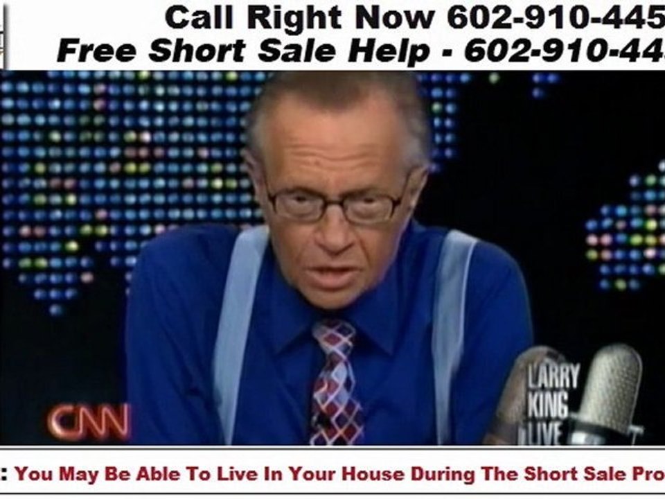 Larry King - Should You Do A Short  Sale