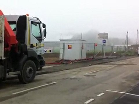 Démarrage du chantier Médiathèque François Mitterrand, Le Relecq-Kerhuon