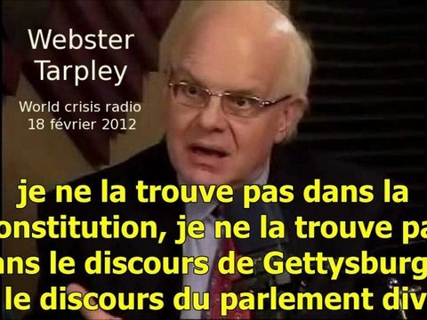 Webster Tarpley : Ron Paul , l'ultra-réactionnaire S/T
