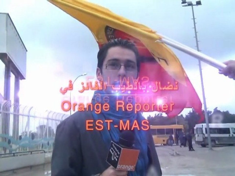 نضال بالطيب الفائز في مسابقة أورنج روبرتر لنهائي كأس السوبر الإفريقي أورنج