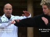 How to do Wing Chun Lesson 15- basic hand exercise_ blocking a straight punch on inside of the arm