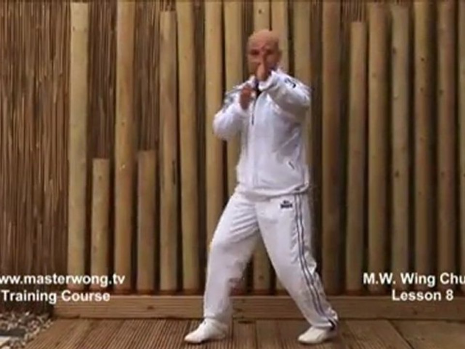 How to do Wing Chun Lesson 8- basic hand exercise_static straight punch