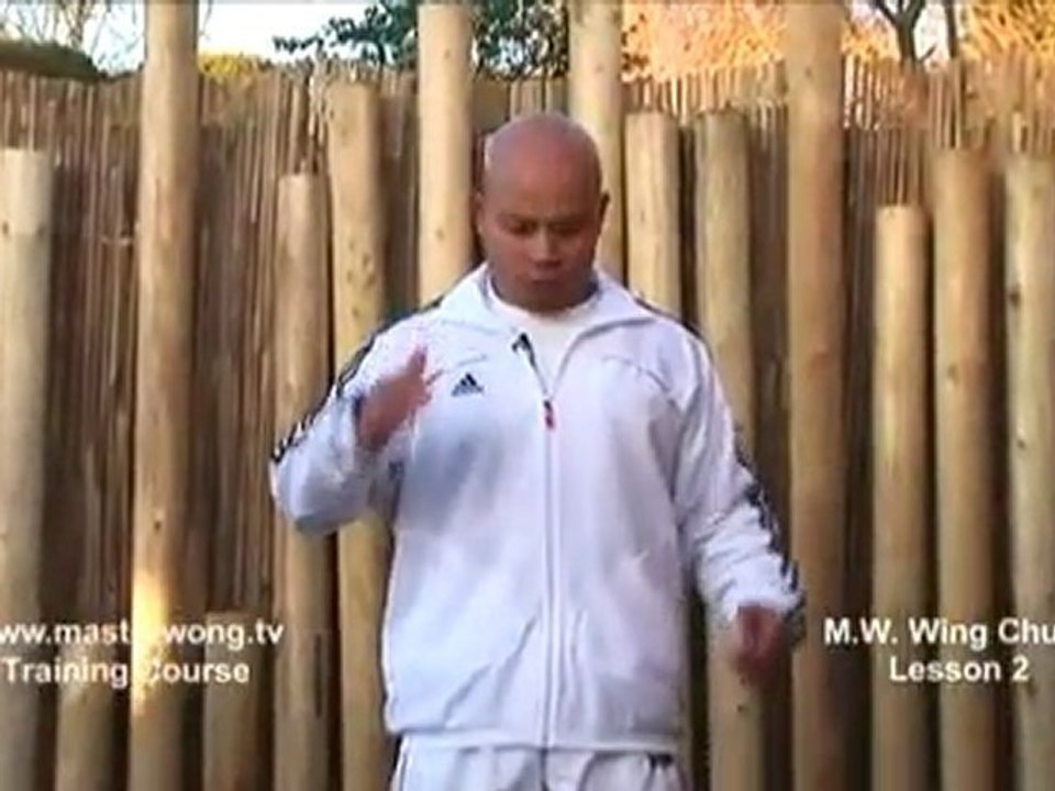 How to do Wing Chun Lesson 2- basic leg exercise with twist