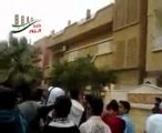 فري برس  دير الزور الحرة   مظاهرة طلابية حي القصور دير الزور 23 2 2012