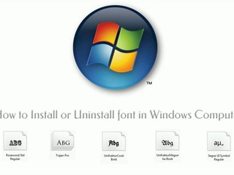 How to Install and Uninstall web fonts from Microsoft Windows Computer
