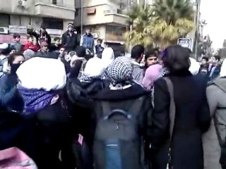 فري برس   ريف دمشق  قدسيا أطفال الحرية على الوعد أيضا23 2 2012
