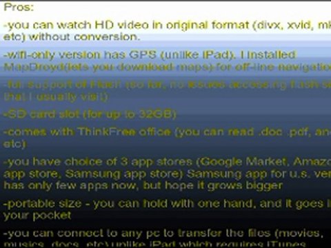 Samsung Galaxy Tab 7-inch, 16GB, Wi-Fi