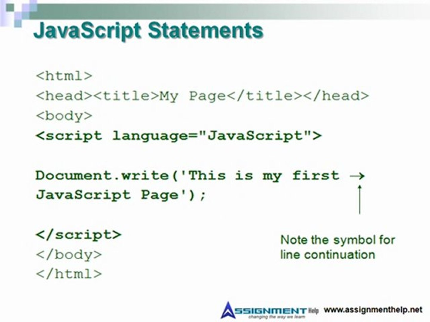 ⁣JavaScript  Programming Assignment Help