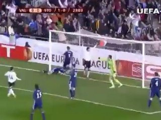 2012.02.23: Valencia CF 1 - 0 Stoke City (Resumen)