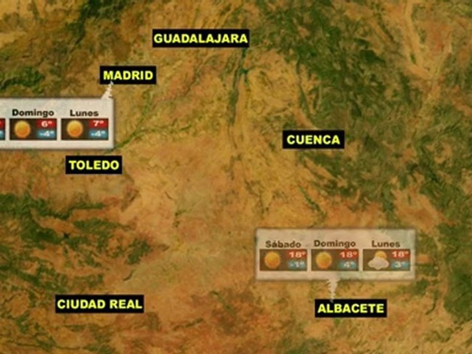 El tiempo en España por CCAA, previsión del viernes 24 al lunes 27 de febrero