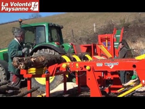 CUMA : l’activité bois bûches en Aveyron