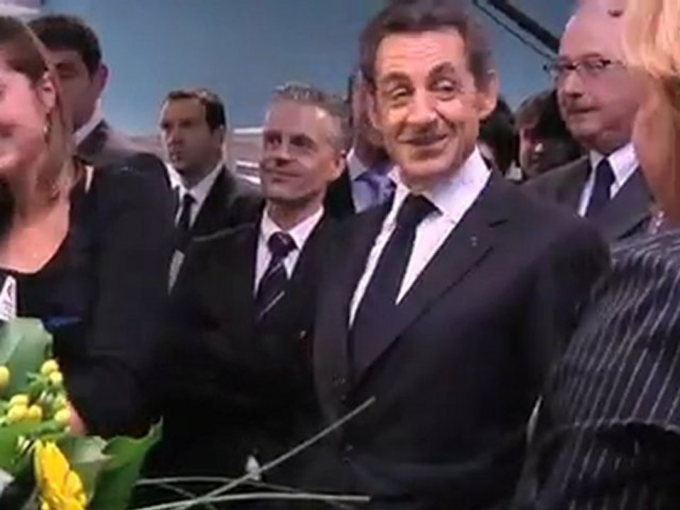 Souvenir de jeunesse pour N. Sarkozy parmi les apprentis fleuristes au CFA du Virolois de Tourcoing