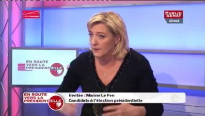 EN ROUTE VERS LA PRESIDENTIELLE,Invitée : Marine Le Pen