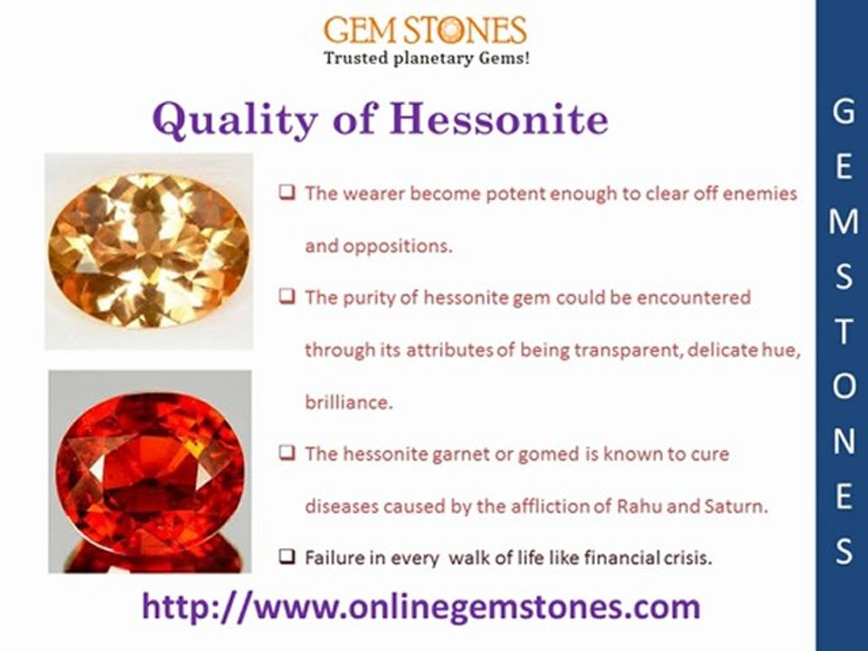 Buy Hessonite Gemstones