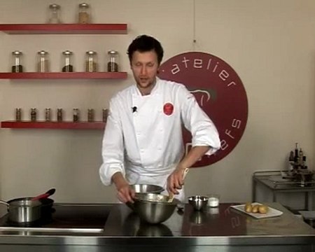 Recette de pommes dauphines aux épinards