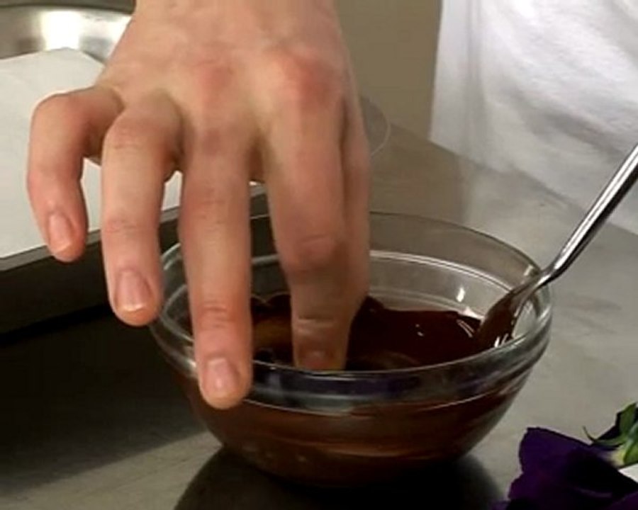Recette de capuccino au chocolat et nuage d'orchidées