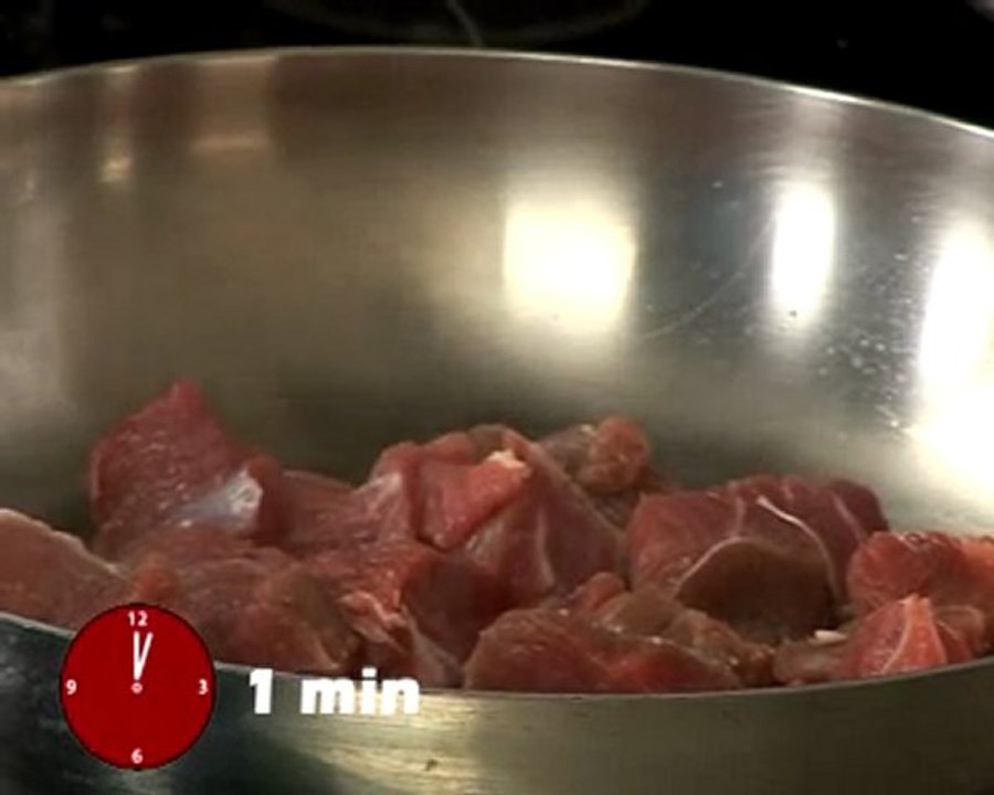 Recette d'émincé d'agneau au vinaigre balsamique et topinambours
