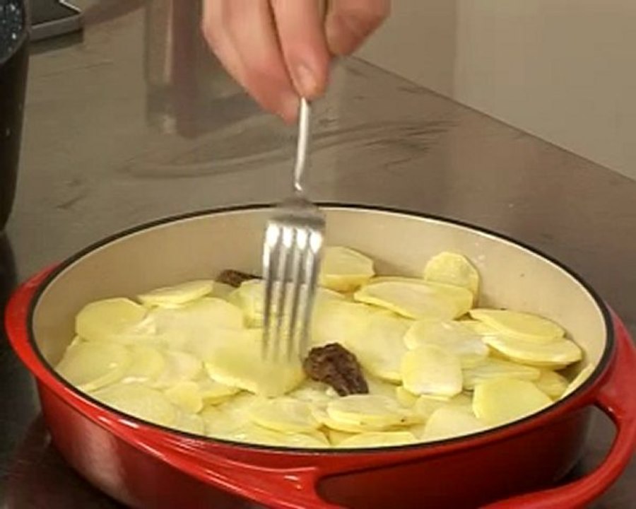 Recette de gratin dauphinois aux morilles