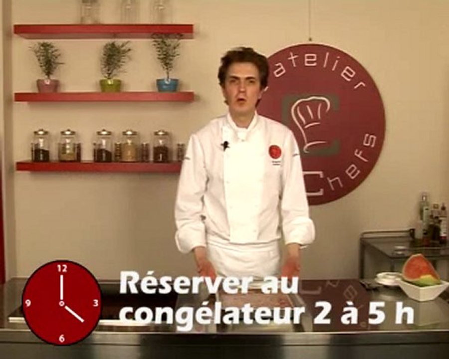 Recette de granité de pastèque