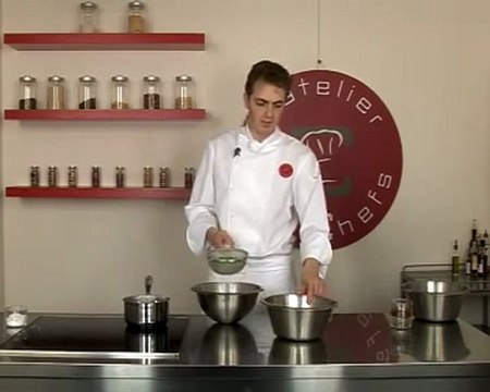 Recette d'oeufs gelée de petits pois