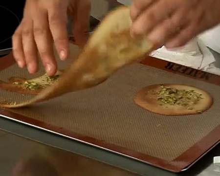 Recette de grande tuile pistache noix de coco