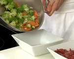 Recette de sauté d' agneau pignons chou romanesco