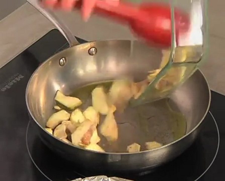 Recette de suprême de volaille à la coriandre, artichauts