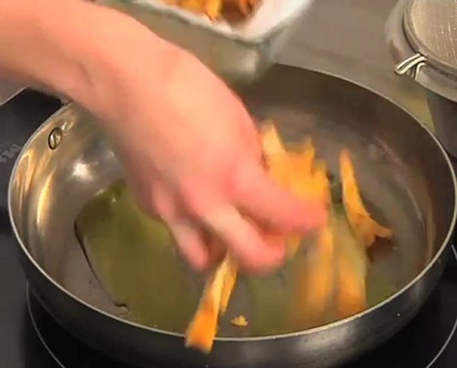 Recette de tendron de veau au jus aillé et girolles poêlées