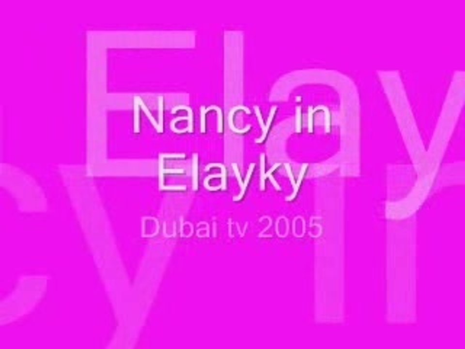 nancy ajram past