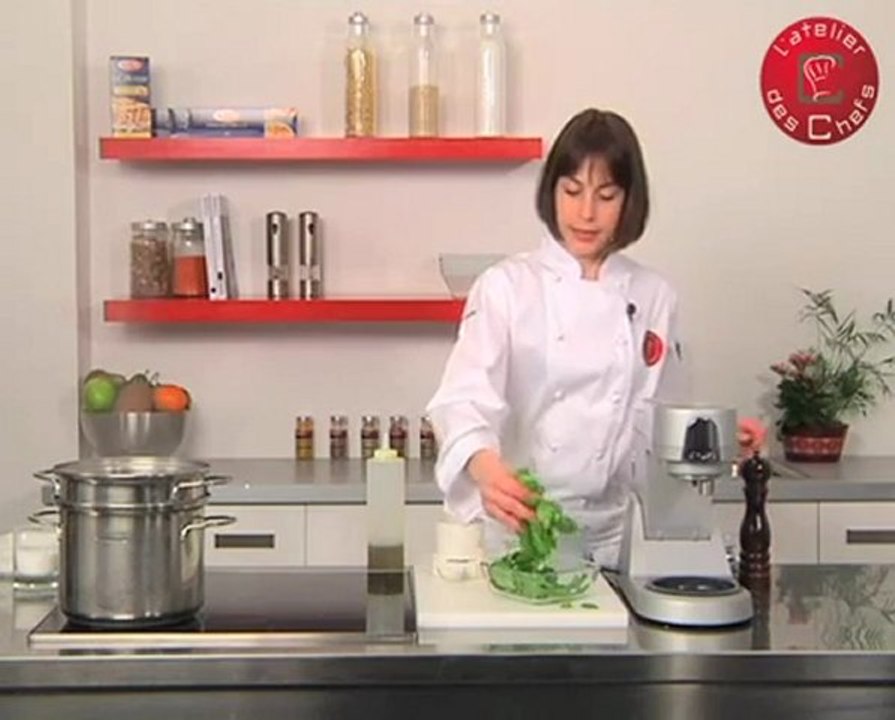 Recette de cannelloni de fromage de chèvre frais et pesto d'épinards