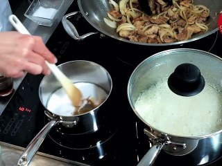 Recette de wok de porc au caramel, riz basmati à l'ananas