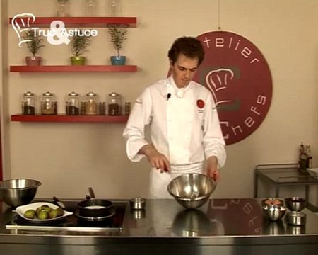 Recette de figues rôties, sablé et sabayon mascarpone