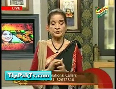 Handi Zubaida Tariq 24th Feb 2012 Green Mutton Handi -Prt 1