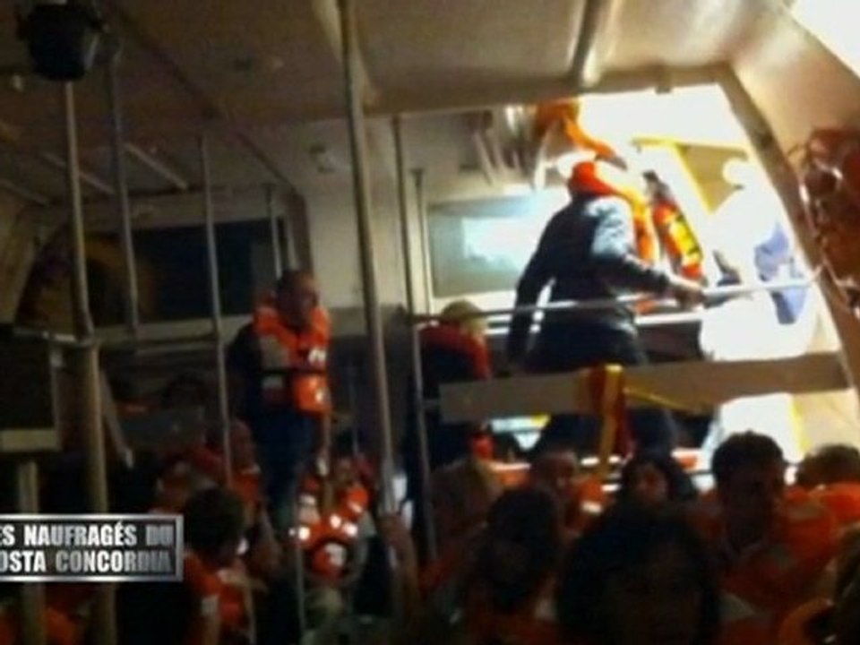Les naufragés du Costa Concordia - Vidéo - RTL TVI%282%29