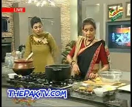 Handi Zubaida Tariq 24th Feb 2012 Green Mutton Handi -Prt 3