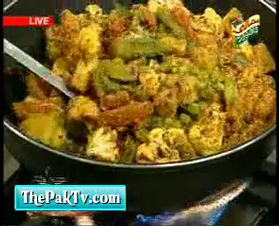 Handi Zubaida Tariq 24th Feb 2012 Green Mutton Handi -Prt 4