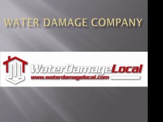 San Diego Water Damage Company