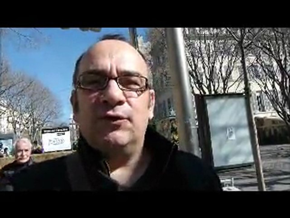 Front de Gauche Marseille Centre-ville Interview de GILLES ASPINAS
