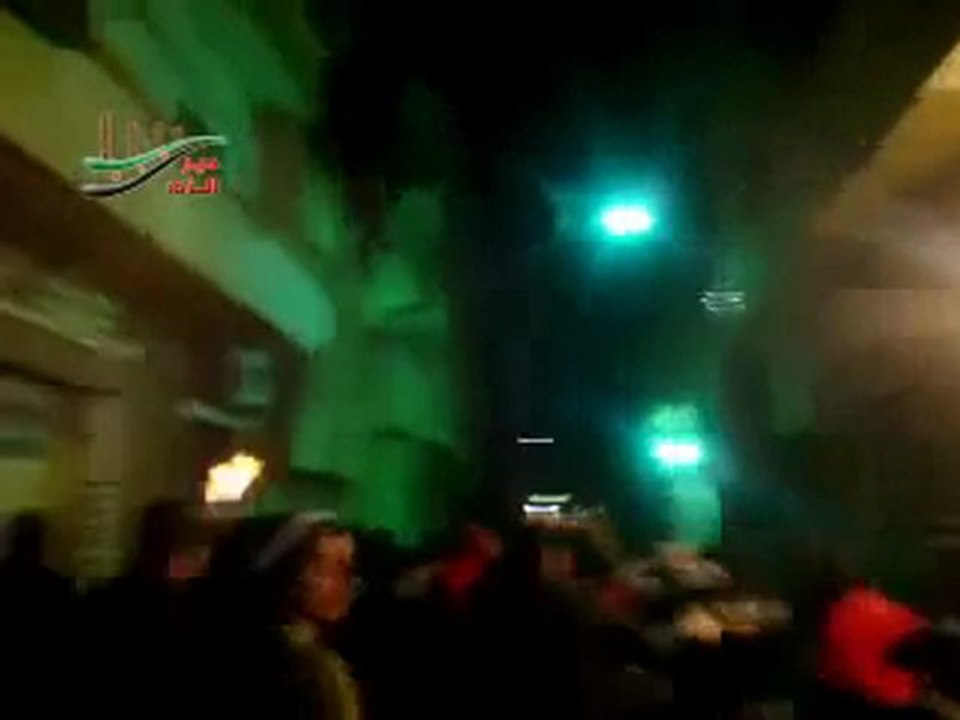 فري برس   مسائية احرار الحميدية بدير الزور نصرة لحمص والخريطة 23 2 2012