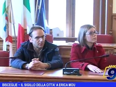 Bisceglie Il sigillo della città a Erica Mou