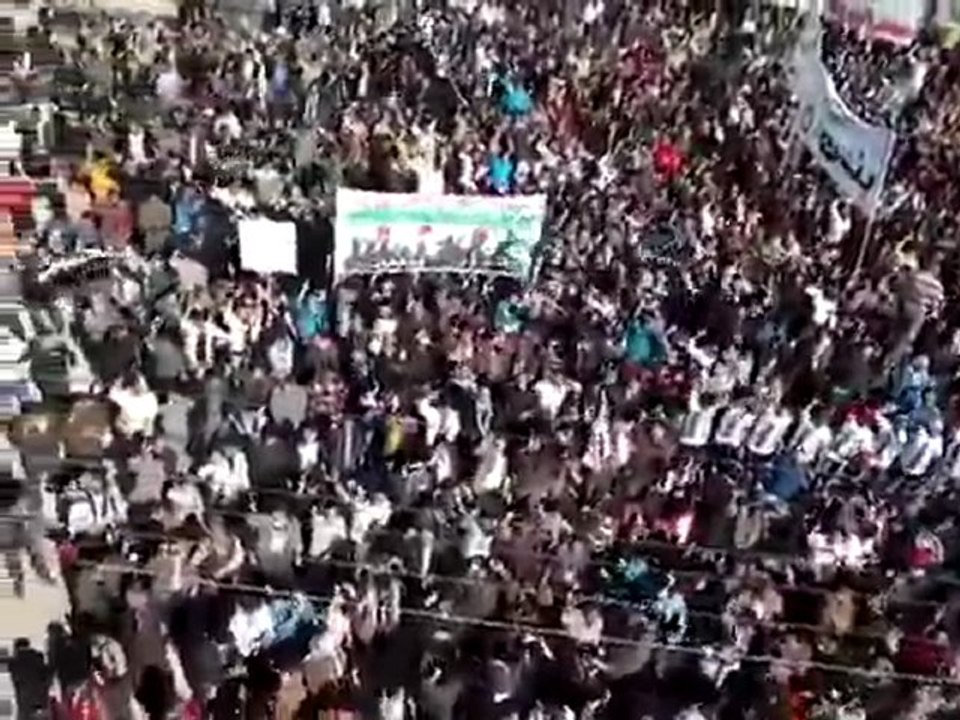 فري برس   إدلب بنش   جمعة سننتفض لاجلك بابا عمرو 24 2 2012