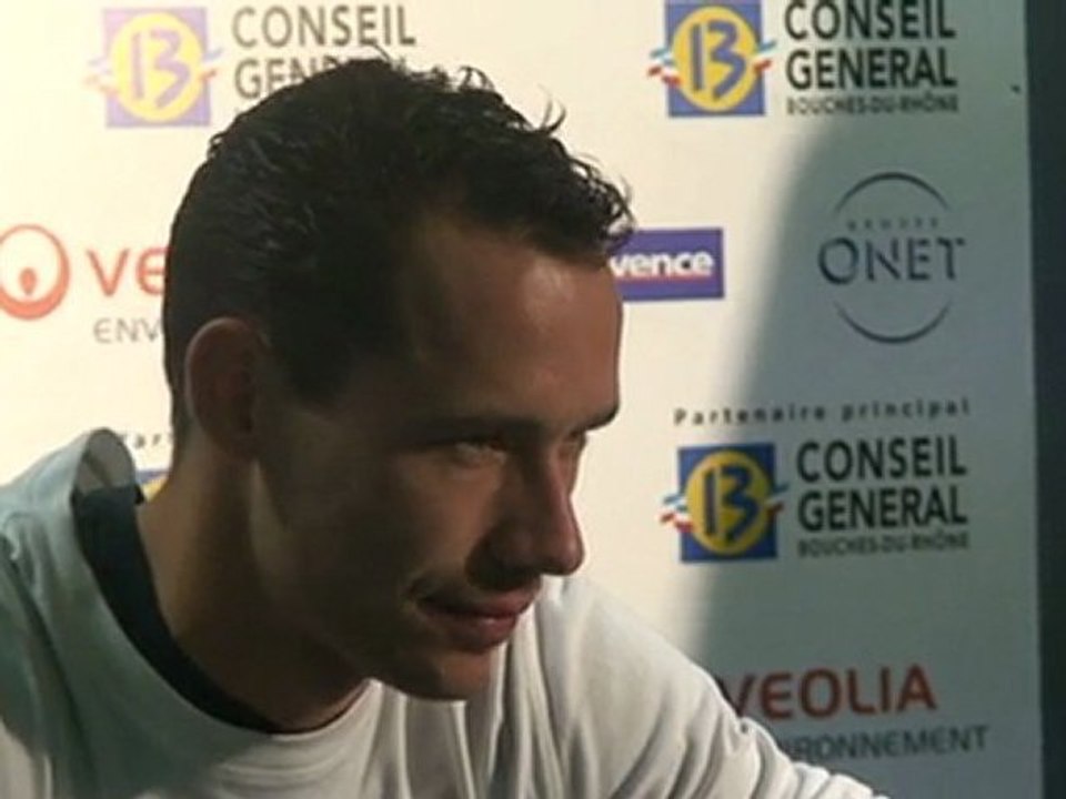Conférence de presse de M.Llodra aprés sa victoire contre A.Olivetti.