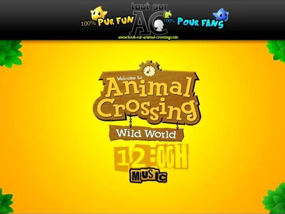 Animal crossing wild world OST // 12AM