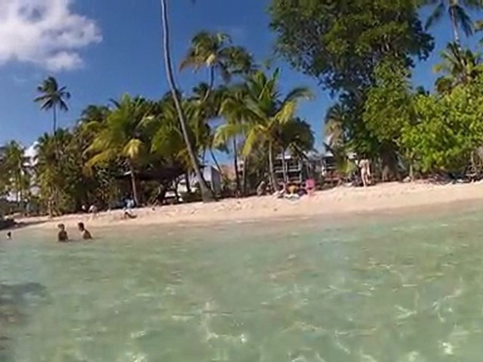 Plage caravelle à sainte-anne - Guadeloupe (Février 2012 - Go Pro HD 2)