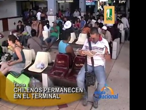 Tacna Chilenos continuan varados en frontera