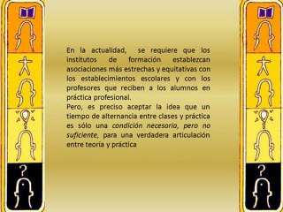Una verdadera articulación entre teoría y practica
