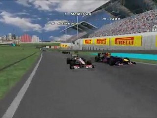 Crash 1er tour Interlagos - Esquive de folie