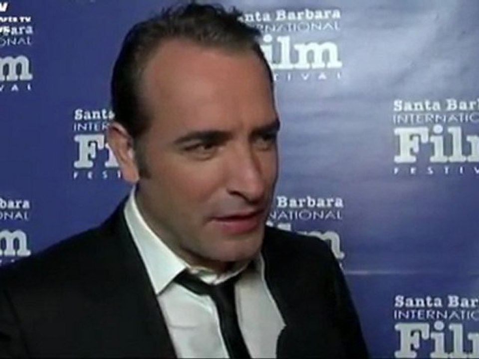 Jean Dujardin Celeb Interview Famous French Star The Artist Movie SBIFF 2012