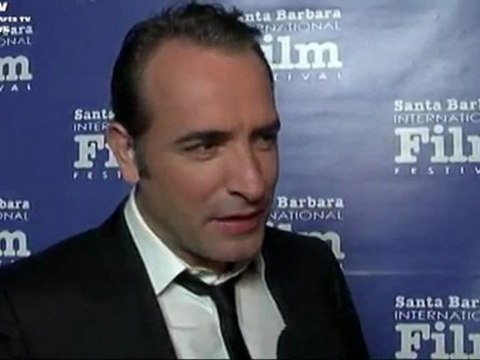 Jean Dujardin Celeb Interview Famous French Star The Artist Movie SBIFF 2012