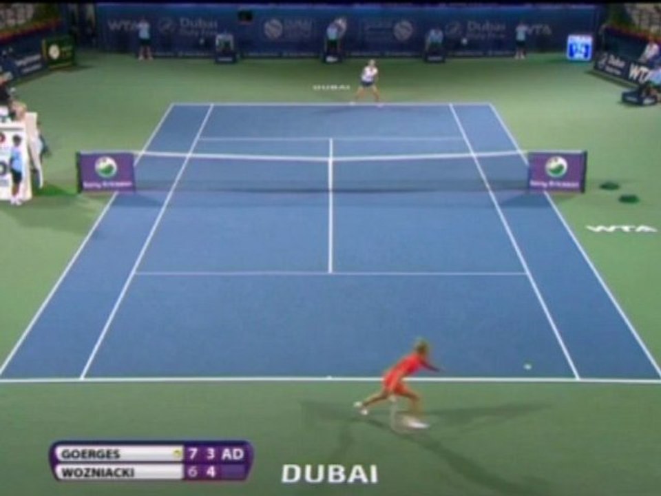 Dubai - Görges schlägt Wozniaki